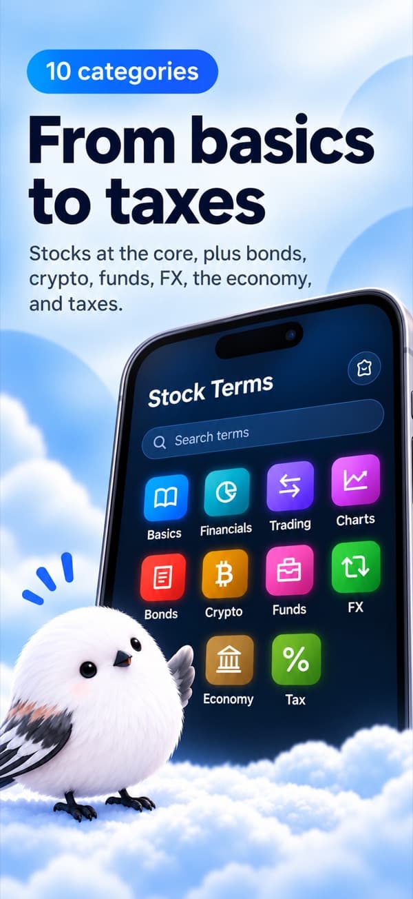 Glossary categories — “From basics to taxes”