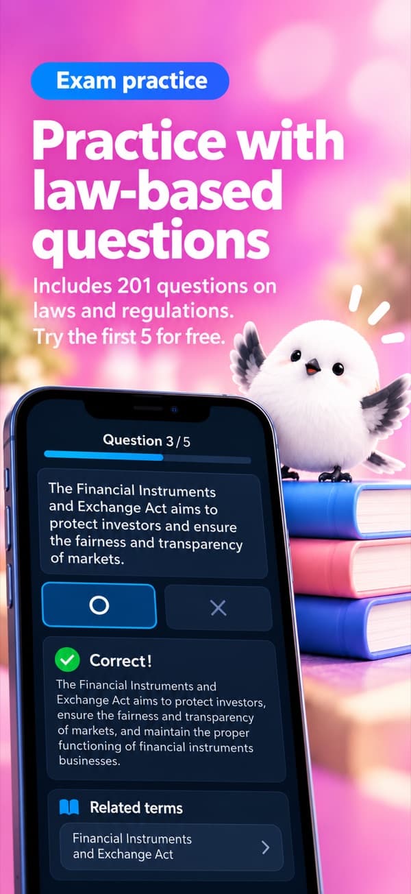 True-or-false question in exam practice — “Practice with law-based questions”